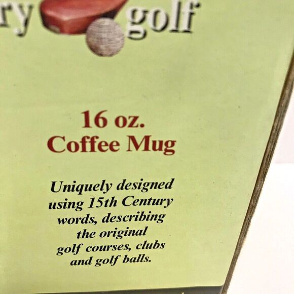 Golf Coffee Mug Cup 15th Century Scotland Royal Birkdale Shinnecock Lomond 16oz - Picture 6 of 10